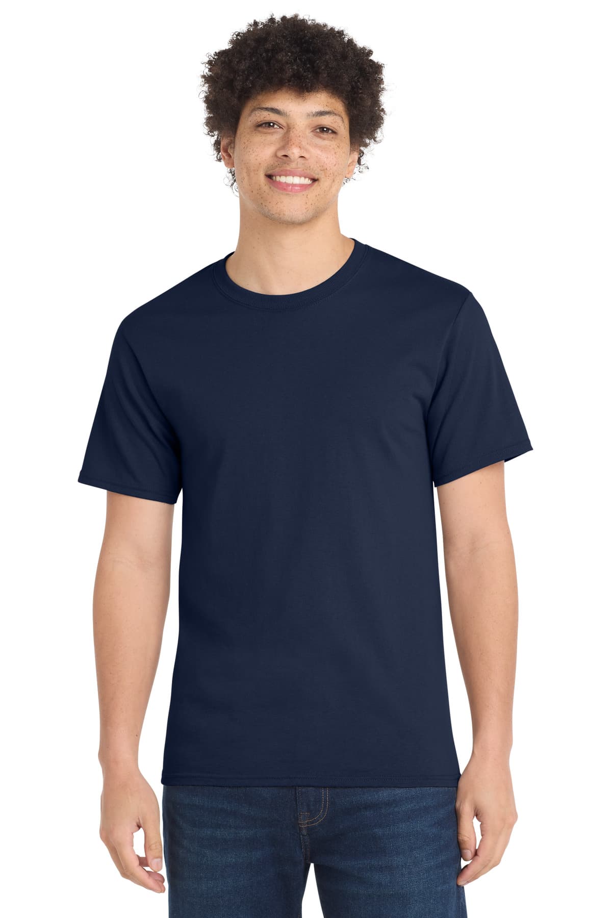Port & Co  Essential Tee — Navy