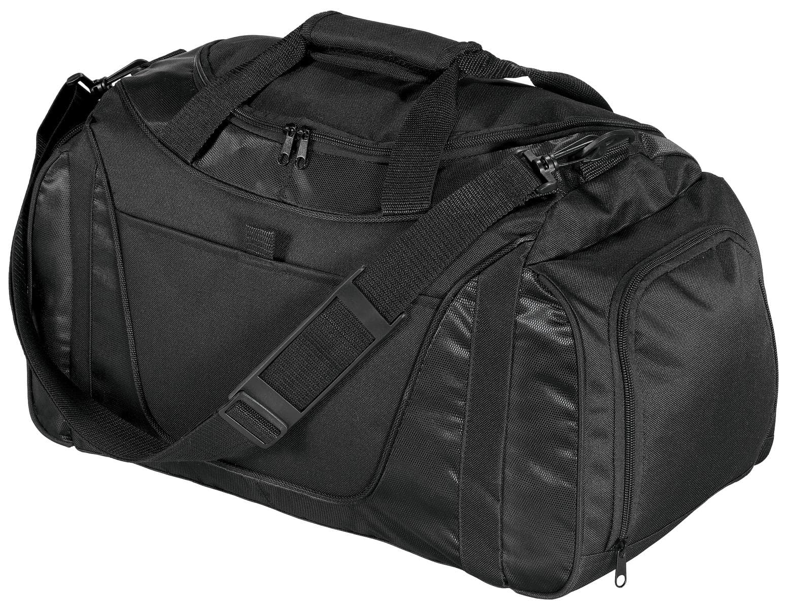 Port Authority ® - Small Two-Tone Duffel — Black/ Black