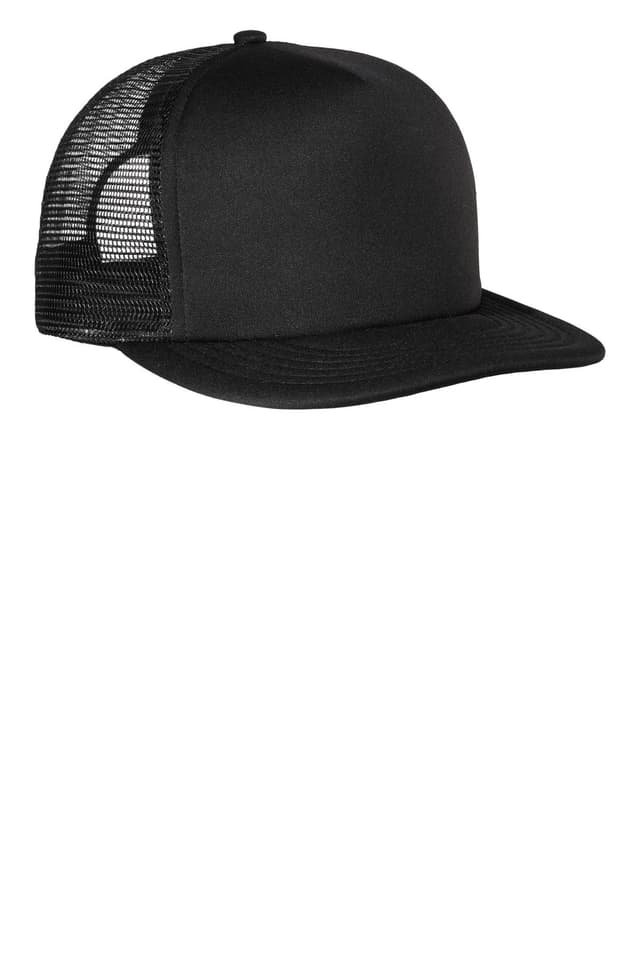 District ® Flat Bill Snapback Trucker Cap