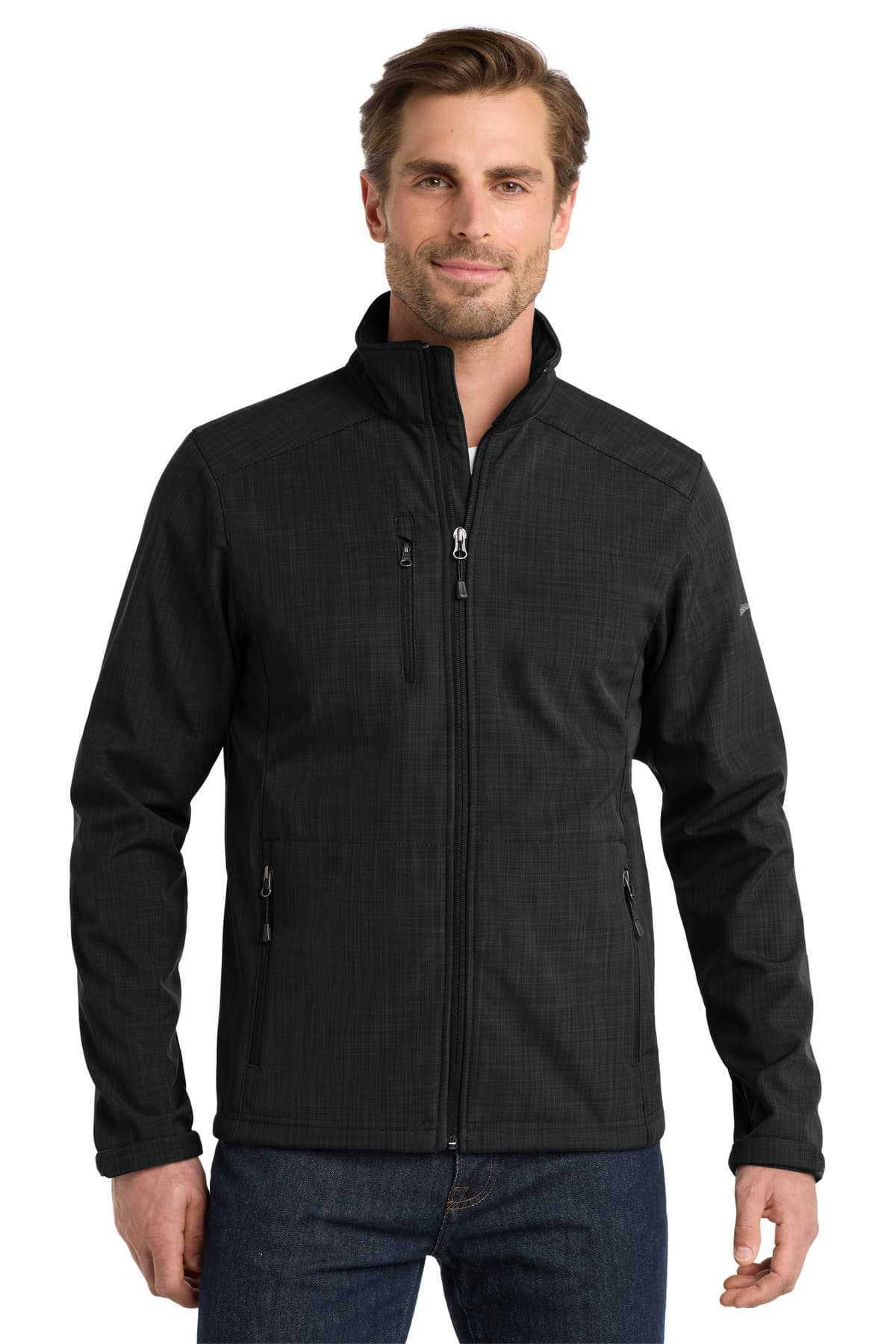 Eddie Bauer ® Shaded Crosshatch Soft Shell Jacket