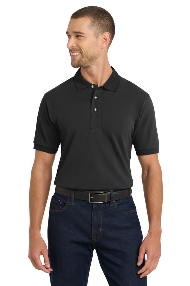 Port Authority ® Heavyweight Cotton Pique Polo
