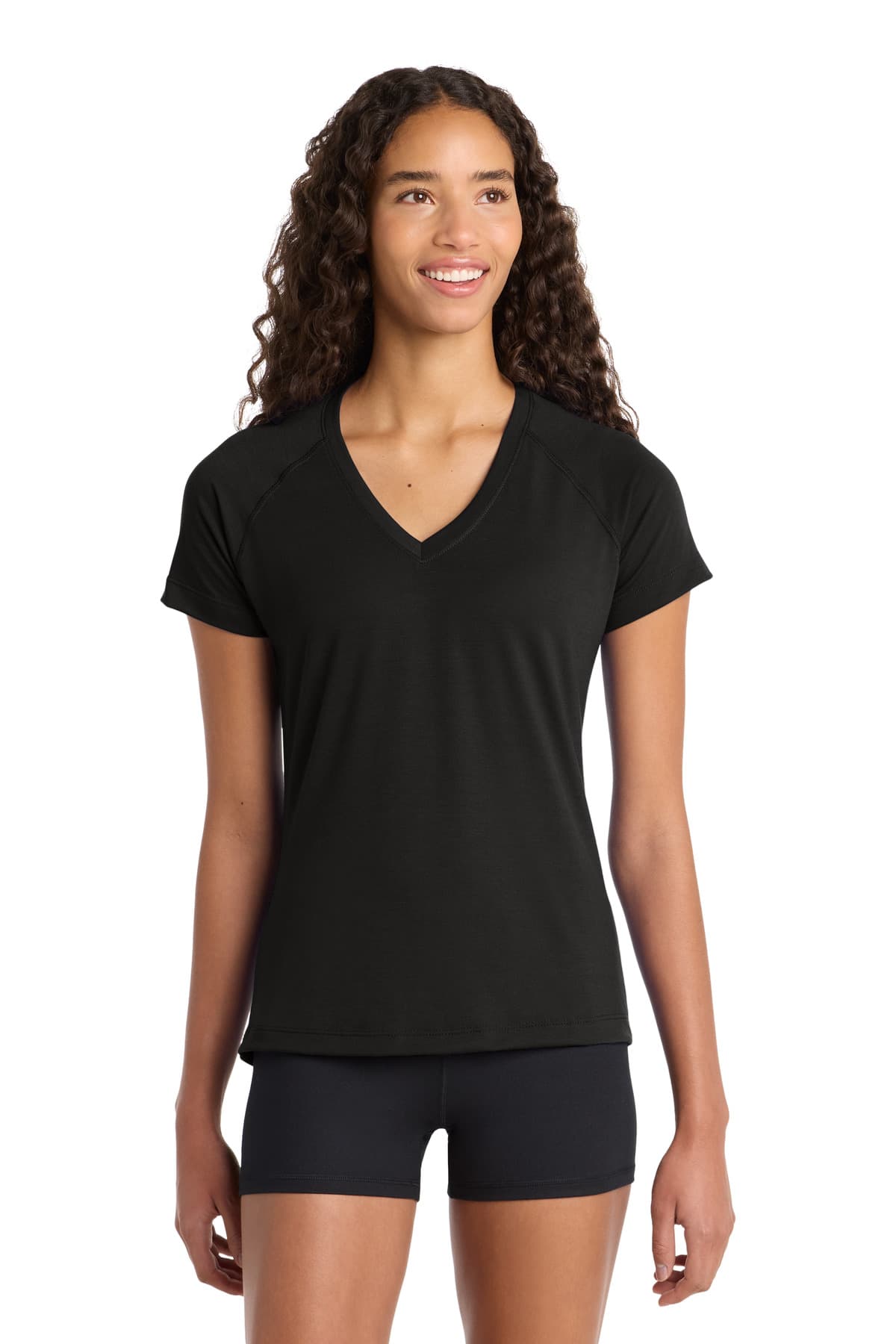 Sport-Tek ® Women's Ultimate Performance V-Neck — Black