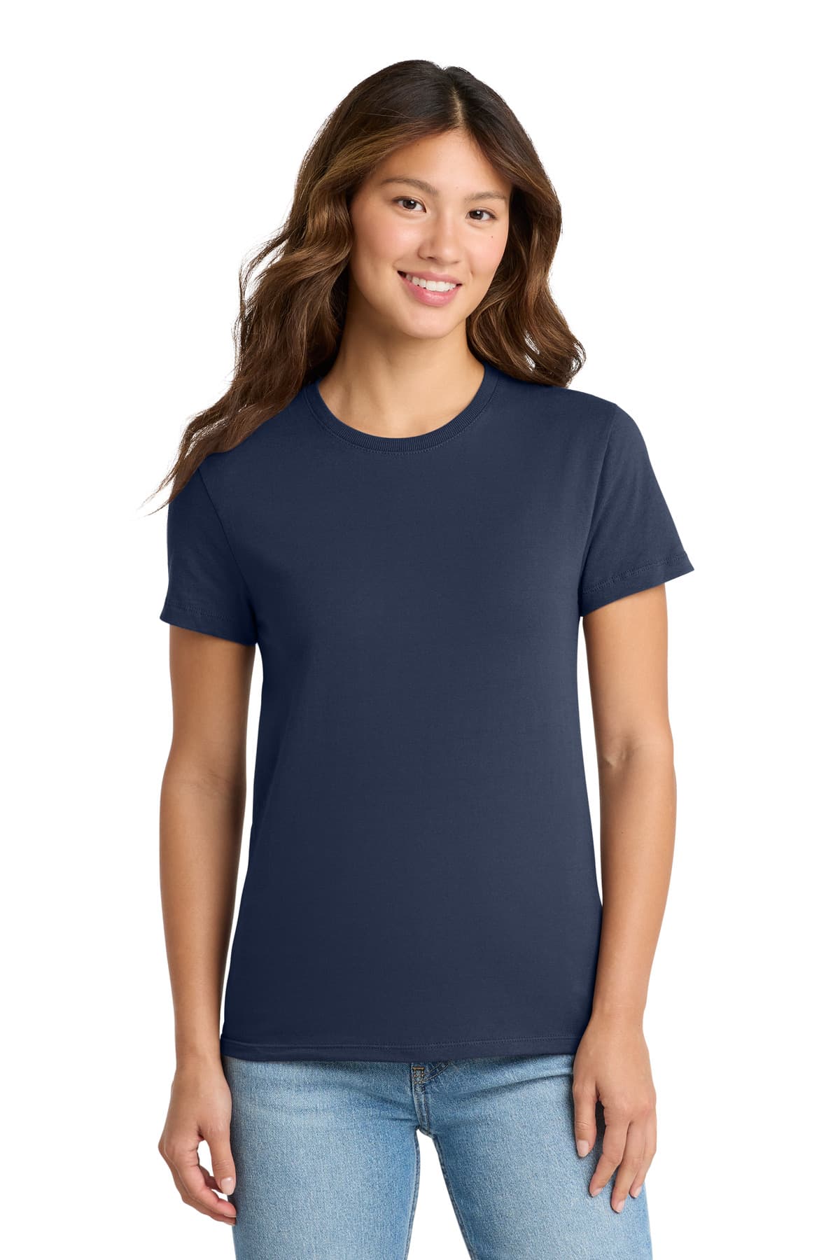 Port & Co  Women's Essential Tee — Navy