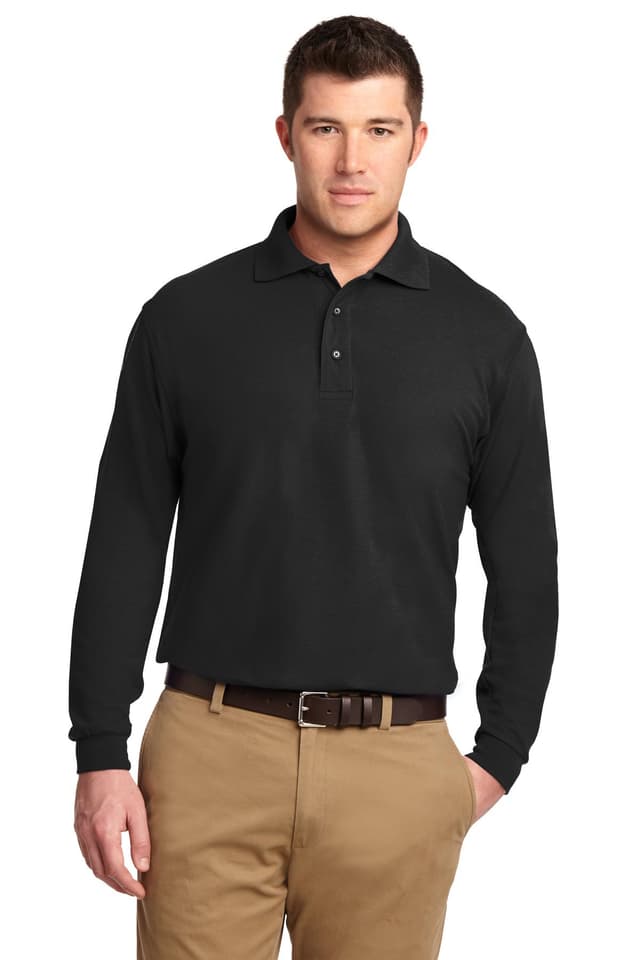 Port Authority ® Tall Silk Touch Long Sleeve Polo