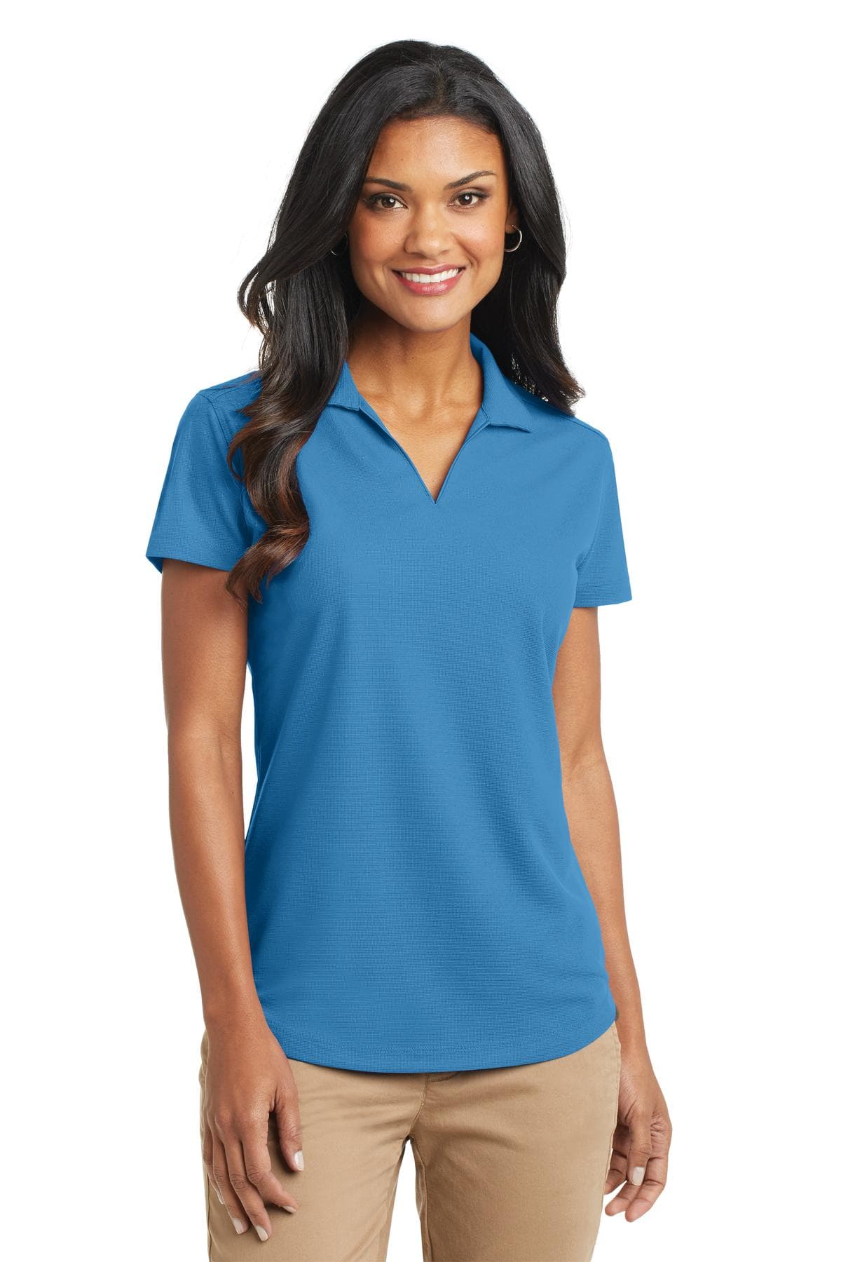 Port Authority ® Women's Dry Zone ® Grid Polo — Celadon Blue