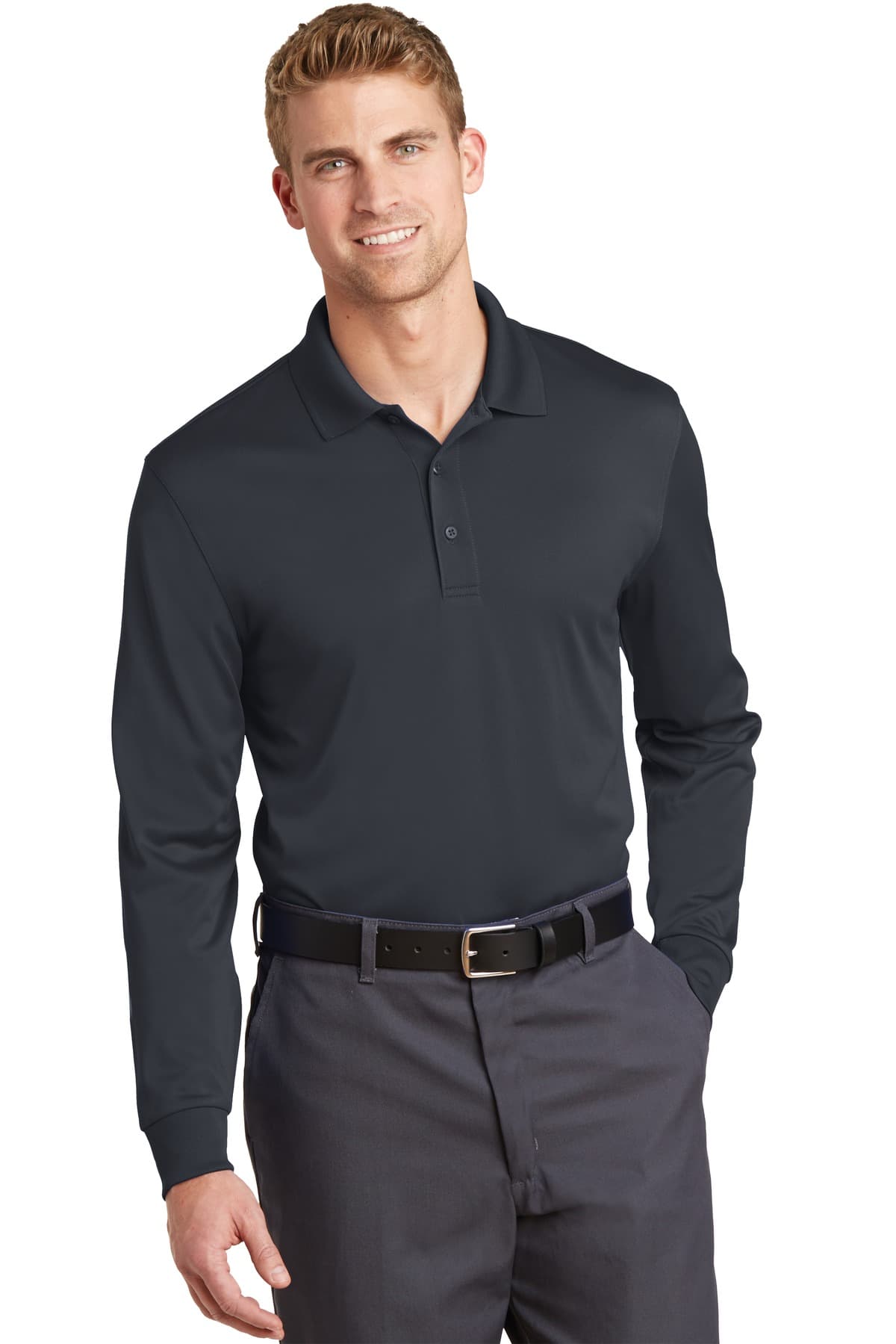 CornerStone ® Select Snag-Proof Long Sleeve Polo
