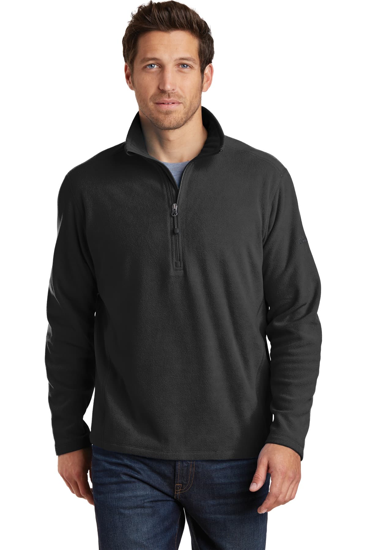 Eddie Bauer ® 1/2-Zip Microfleece Jacket — Black