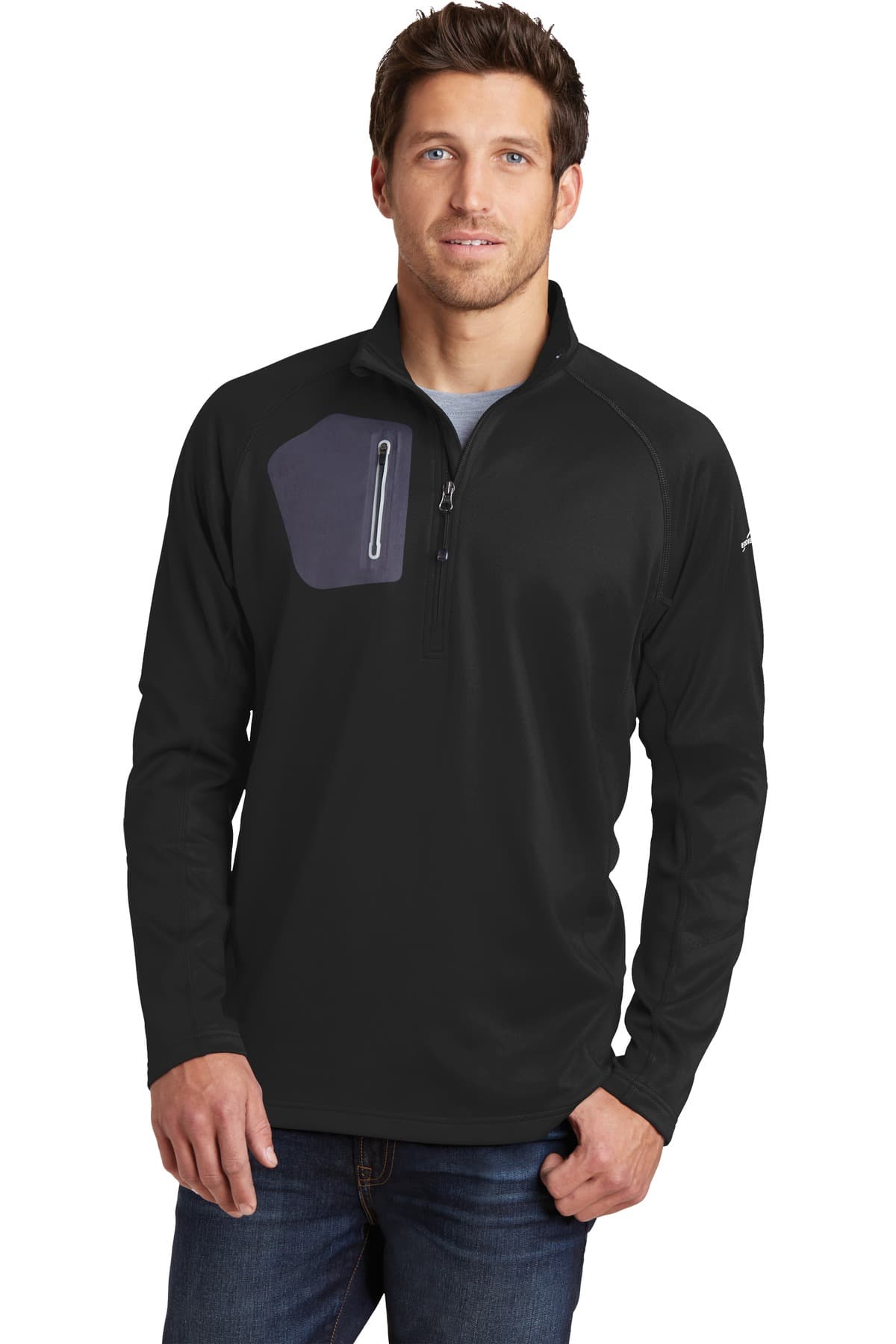 Eddie Bauer ® 1/2-Zip Performance Fleece — Black