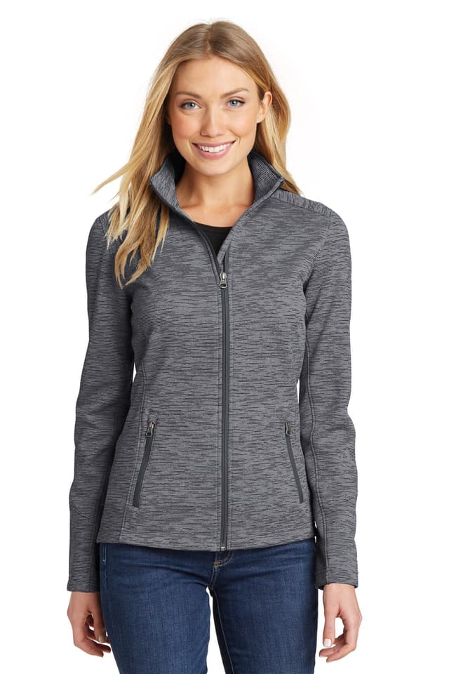 Port Authority ® Women's Digi Stripe Fleece Jacket