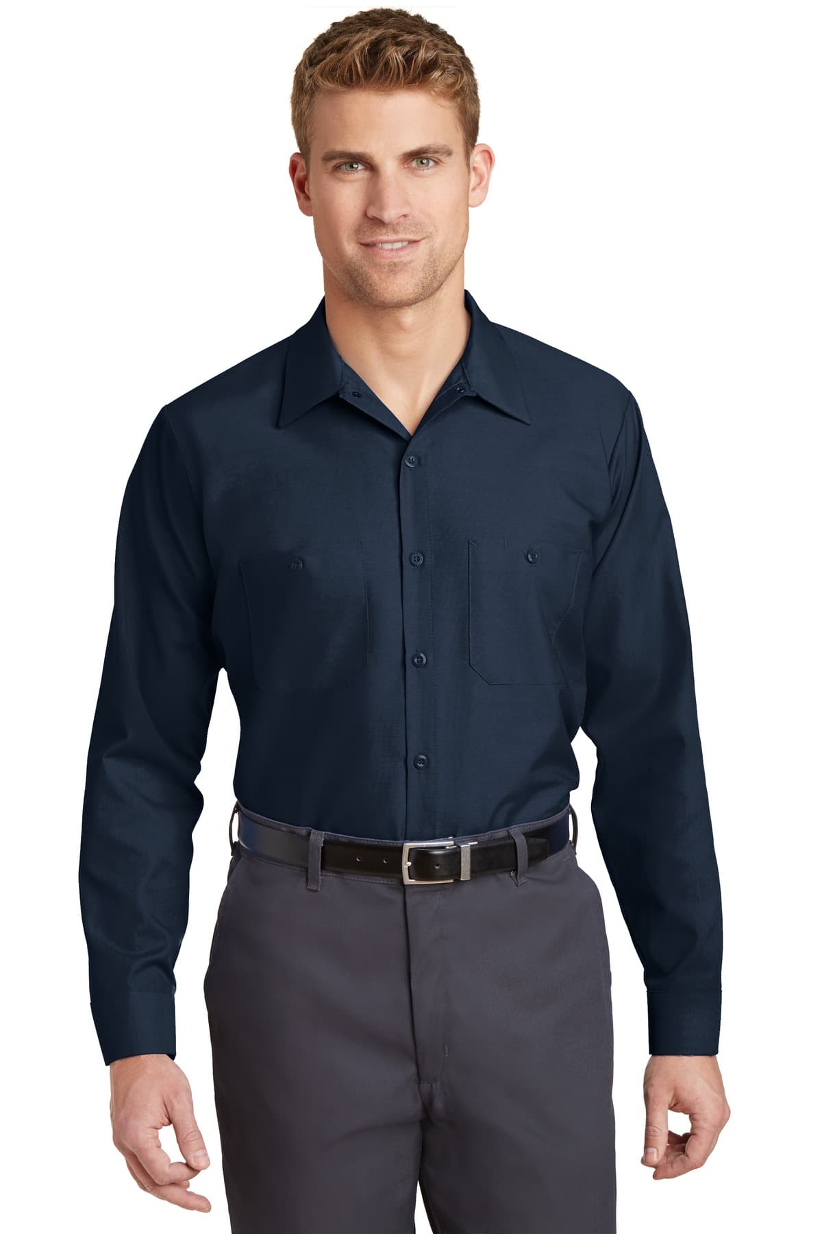 Red Kap ® Long Size, Long Sleeve Industrial Work Shirt