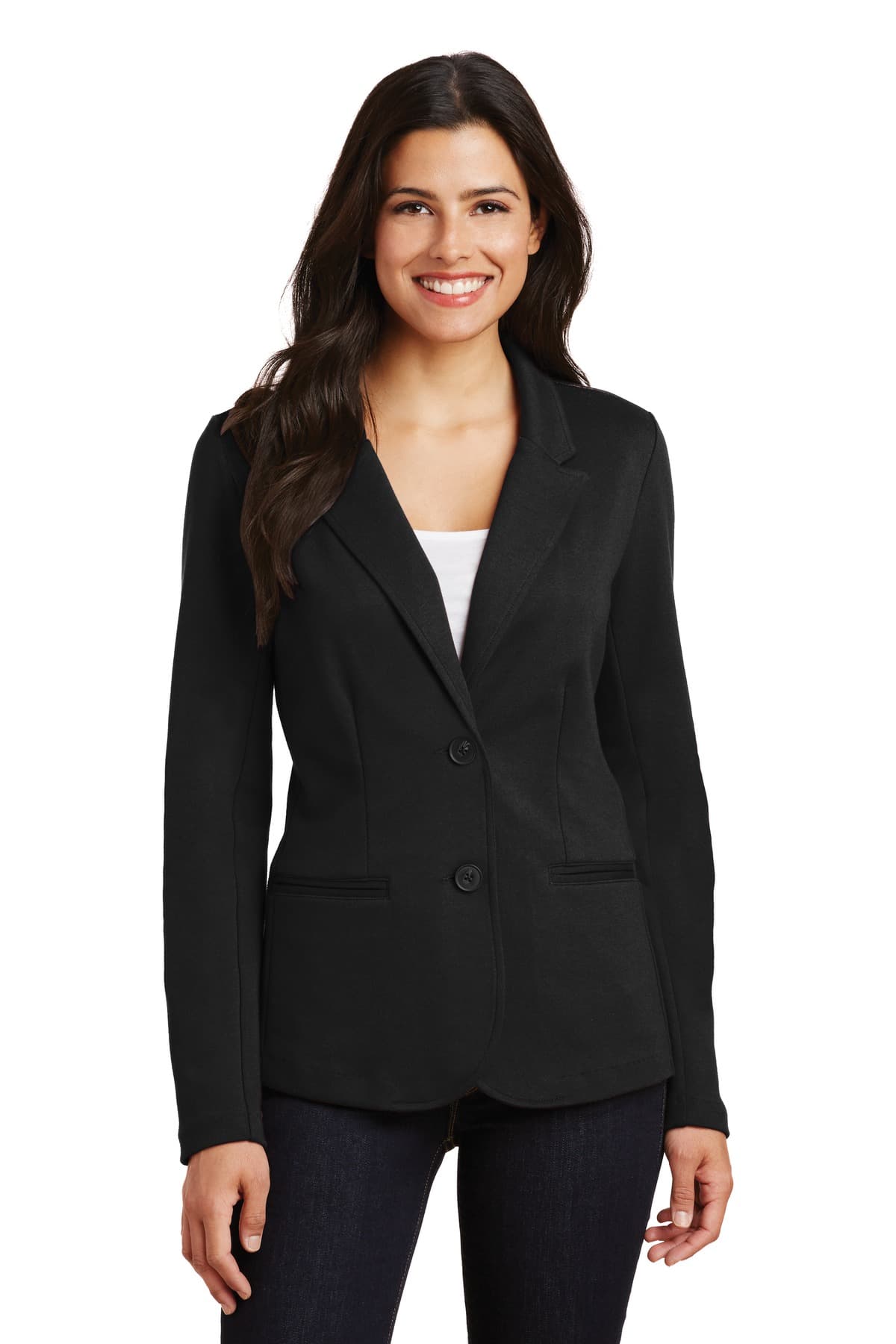 Port Authority ® Women's Knit Blazer — Black