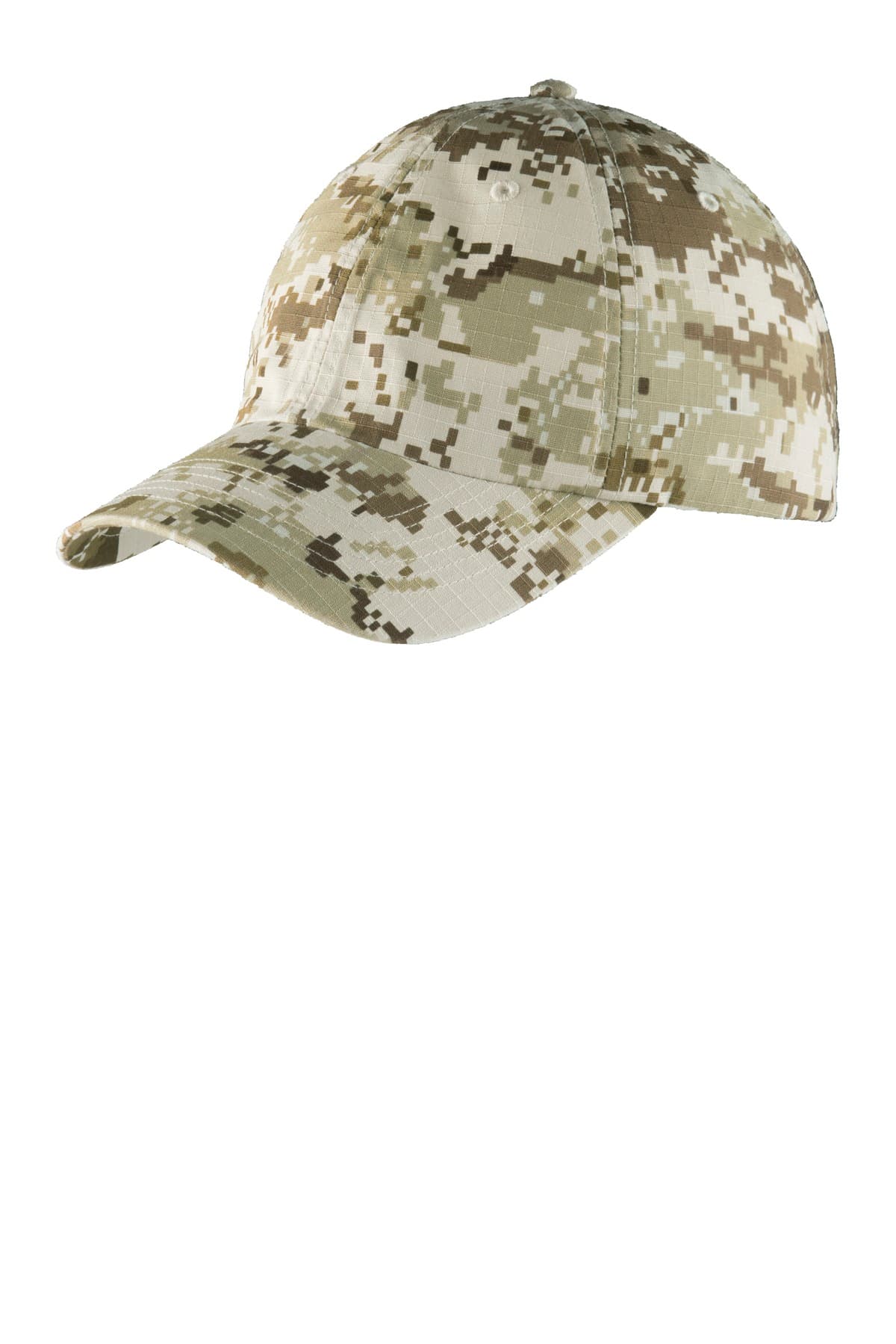 Port Authority ® Digital Ripstop Camouflage Cap — Sand Camo