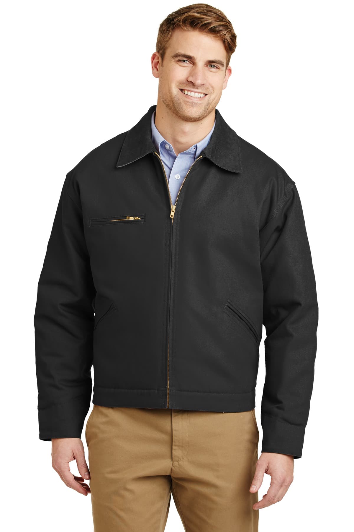 CornerStone ® - Duck Cloth Work Jacket — Black