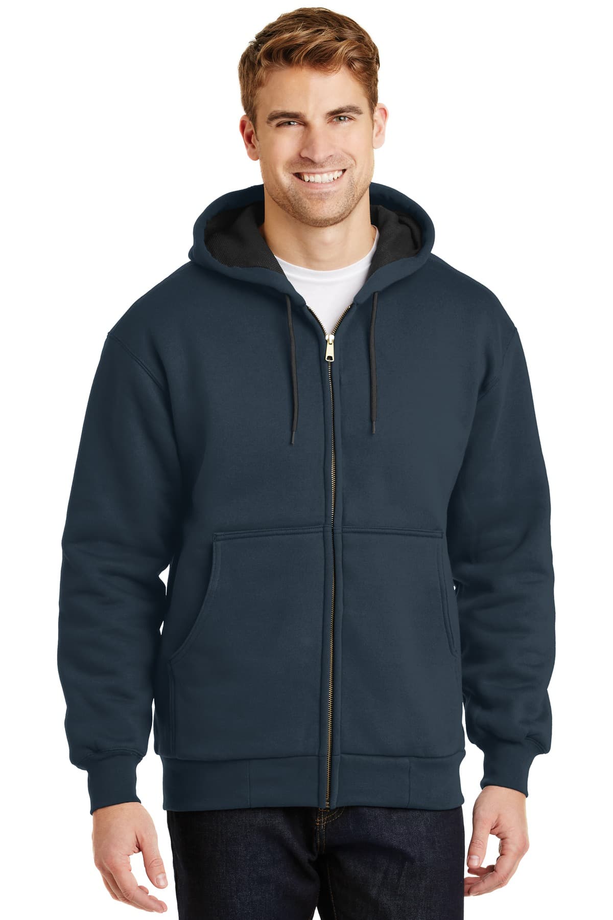 CornerStone ® - Heavyweight Full-Zip Hooded Sweatshirt with Thermal Lining