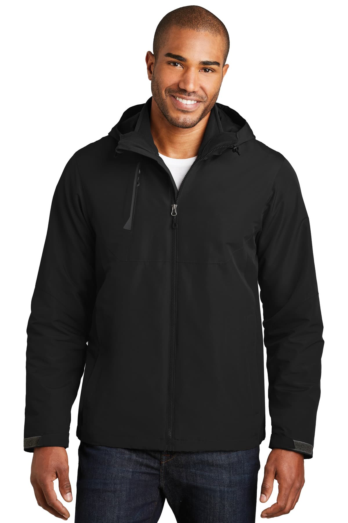 Port Authority ® Merge 3-in-1 Jacket — Deep Black