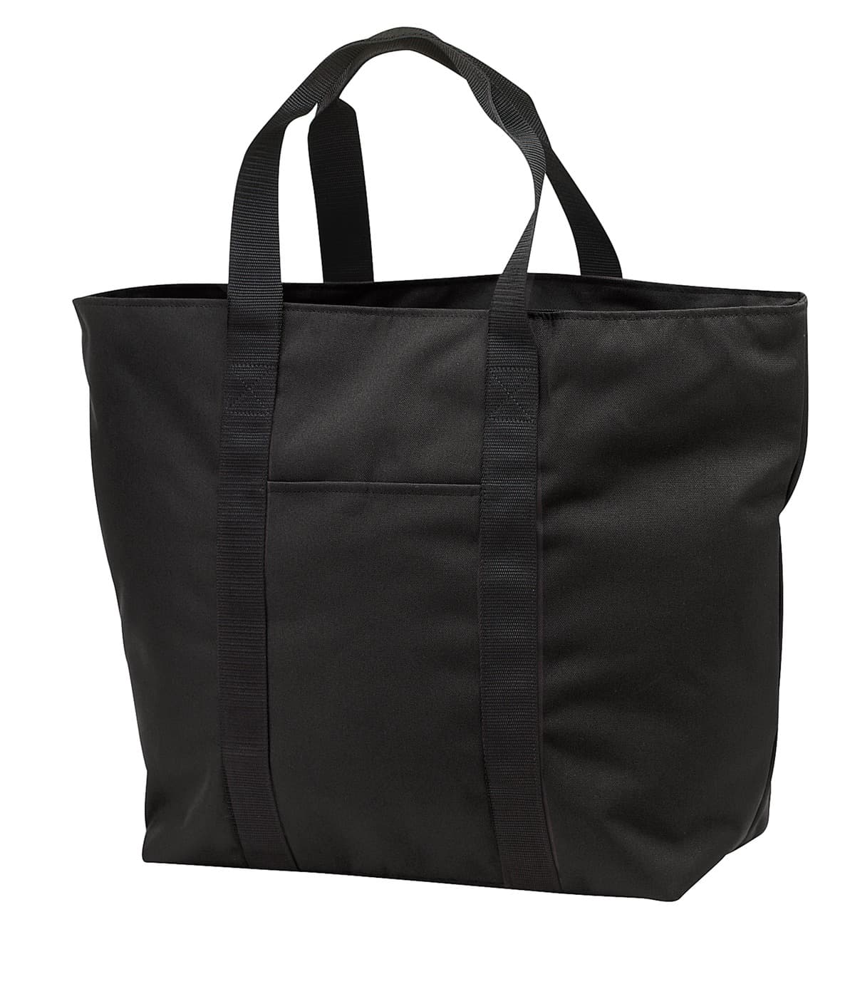 Port Authority ® All-Purpose Tote — Black/ Black