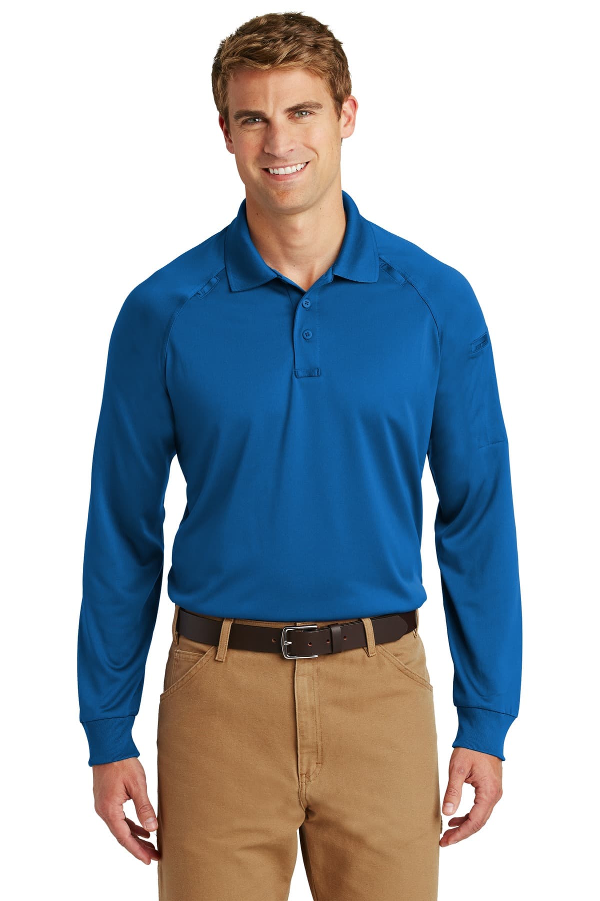 CornerStone ® - Select Long Sleeve Snag-Proof Tactical Polo — Royal