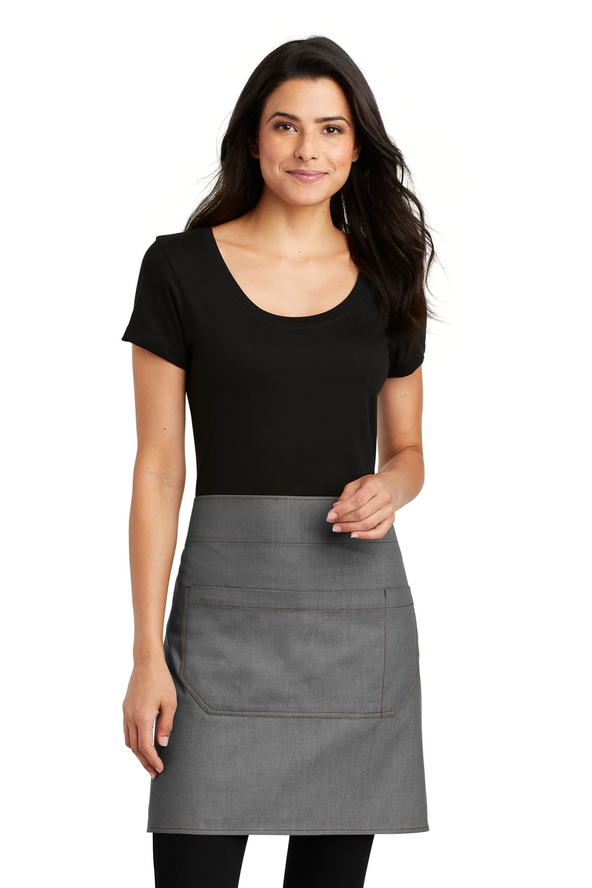 Port Authority ® Market Half Bistro Apron — Ash Grey