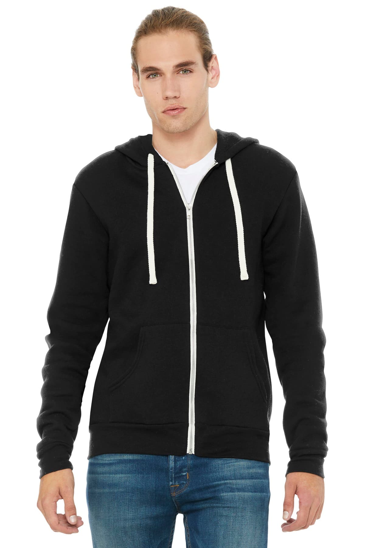 BELLA+CANVAS ® Unisex Triblend Sponge Fleece Full-Zip Hoodie