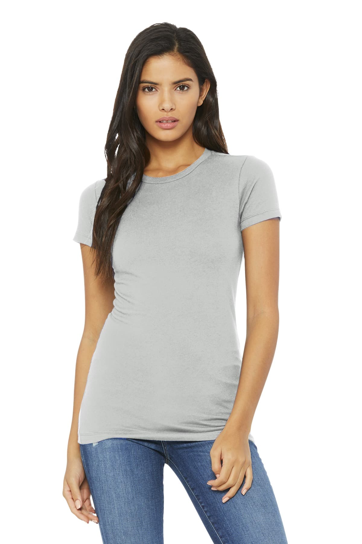 BELLA+CANVAS ® Women's Slim Fit Tee — Silver