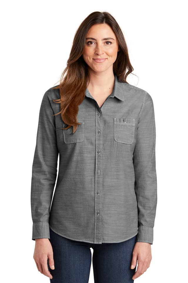 Port Authority ® Women's Slub Chambray Shirt