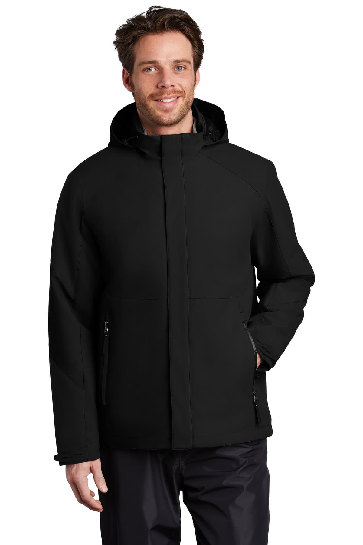 Port Authority ® Insulated Waterproof Tech Jacket — Deep Black