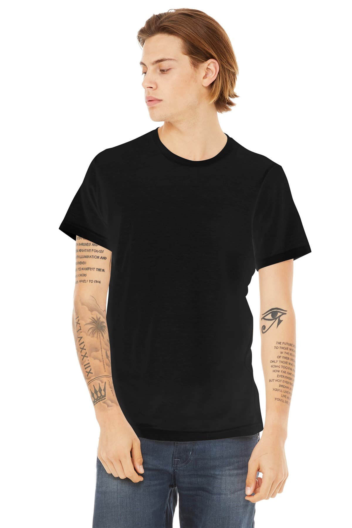 BELLA+CANVAS ® Unisex Poly-Cotton Short Sleeve Tee — Black