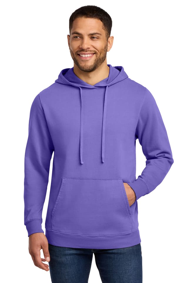 Port & Co  Beach Wash ® Garment-Dyed Pullover Hooded Sweatshirt