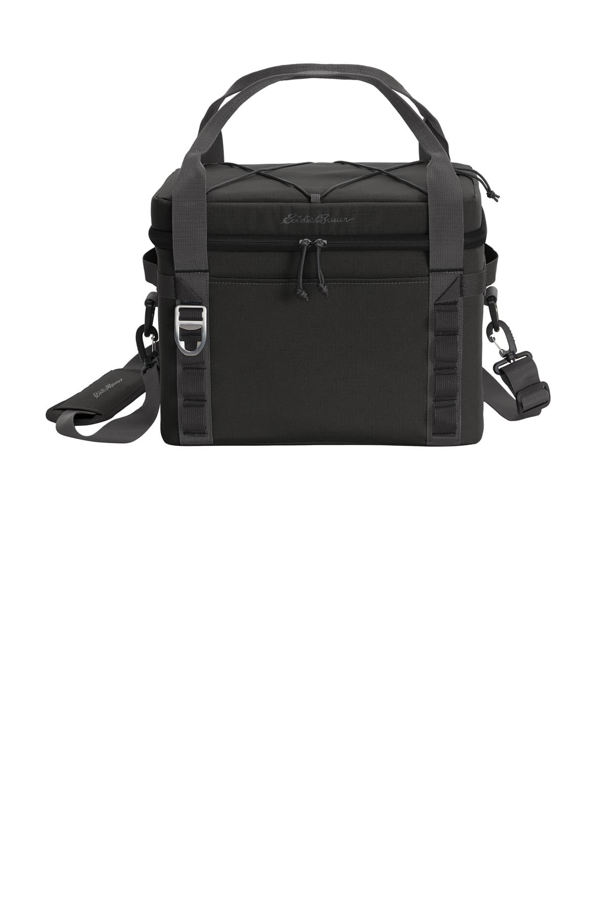Eddie Bauer ® Max Cool 24-Can Cooler — Black/ Grey Steel