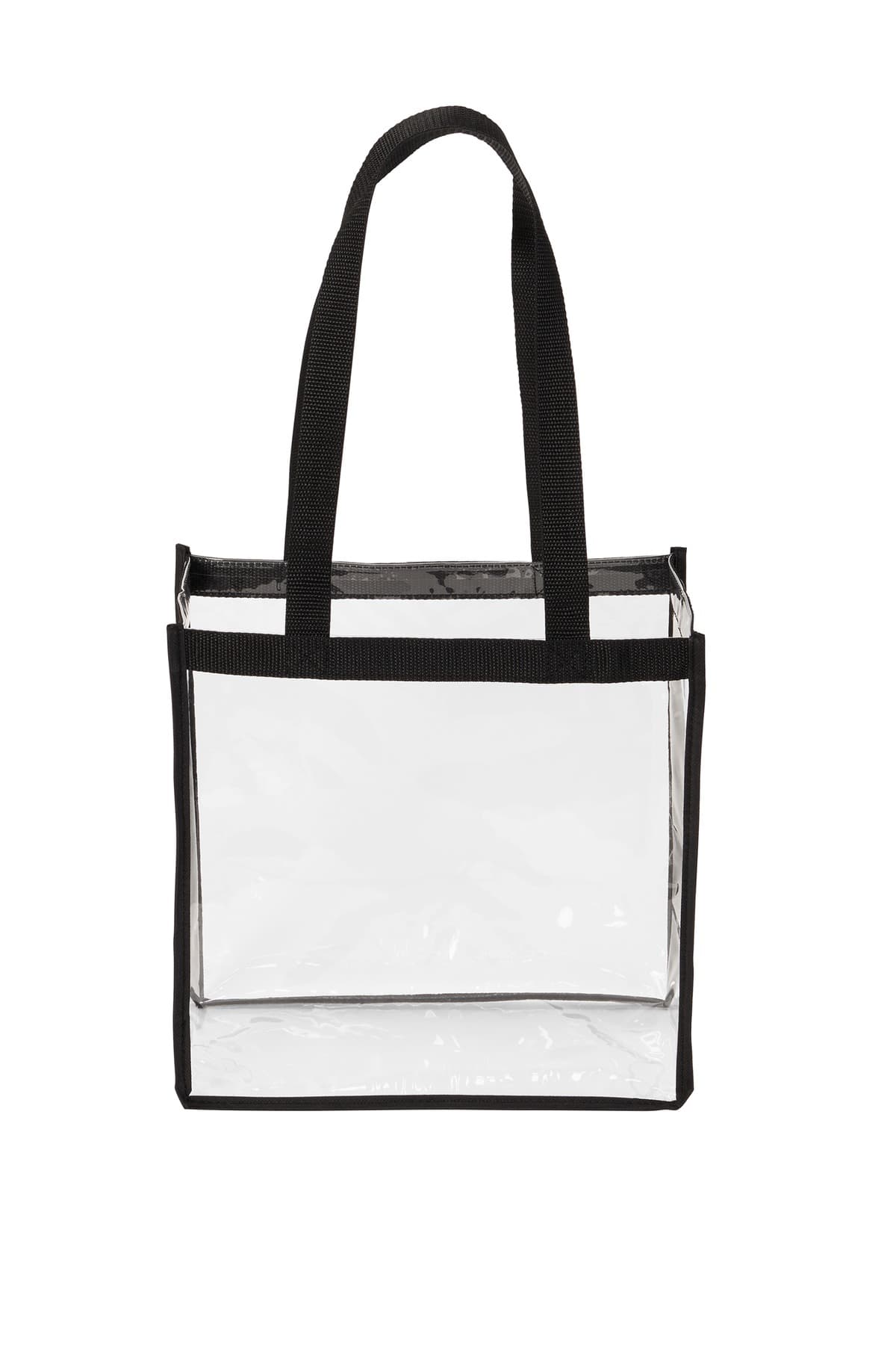 Port Authority ® Clear Stadium Tote — Clear/ Black