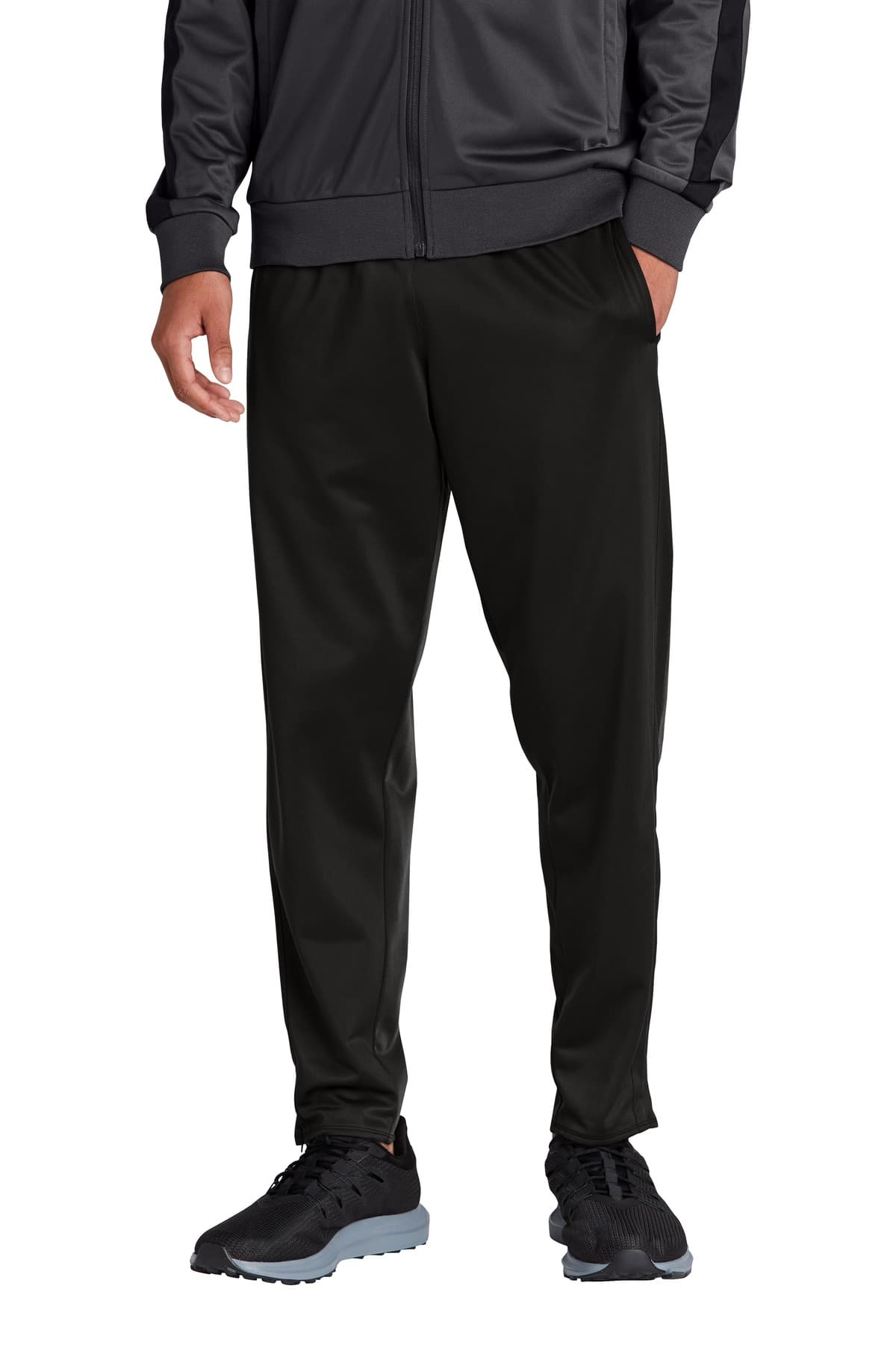 Sport-Tek ® Tricot Track Jogger — Black