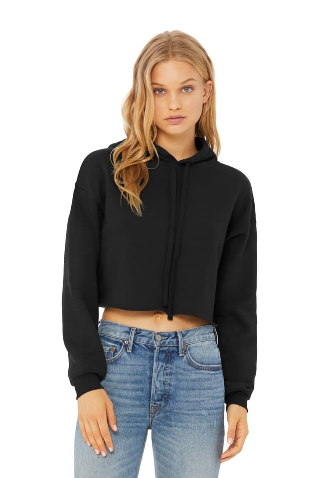BELLA+CANVAS ® Women's Sponge Fleece Cropped Fleece Hoodie