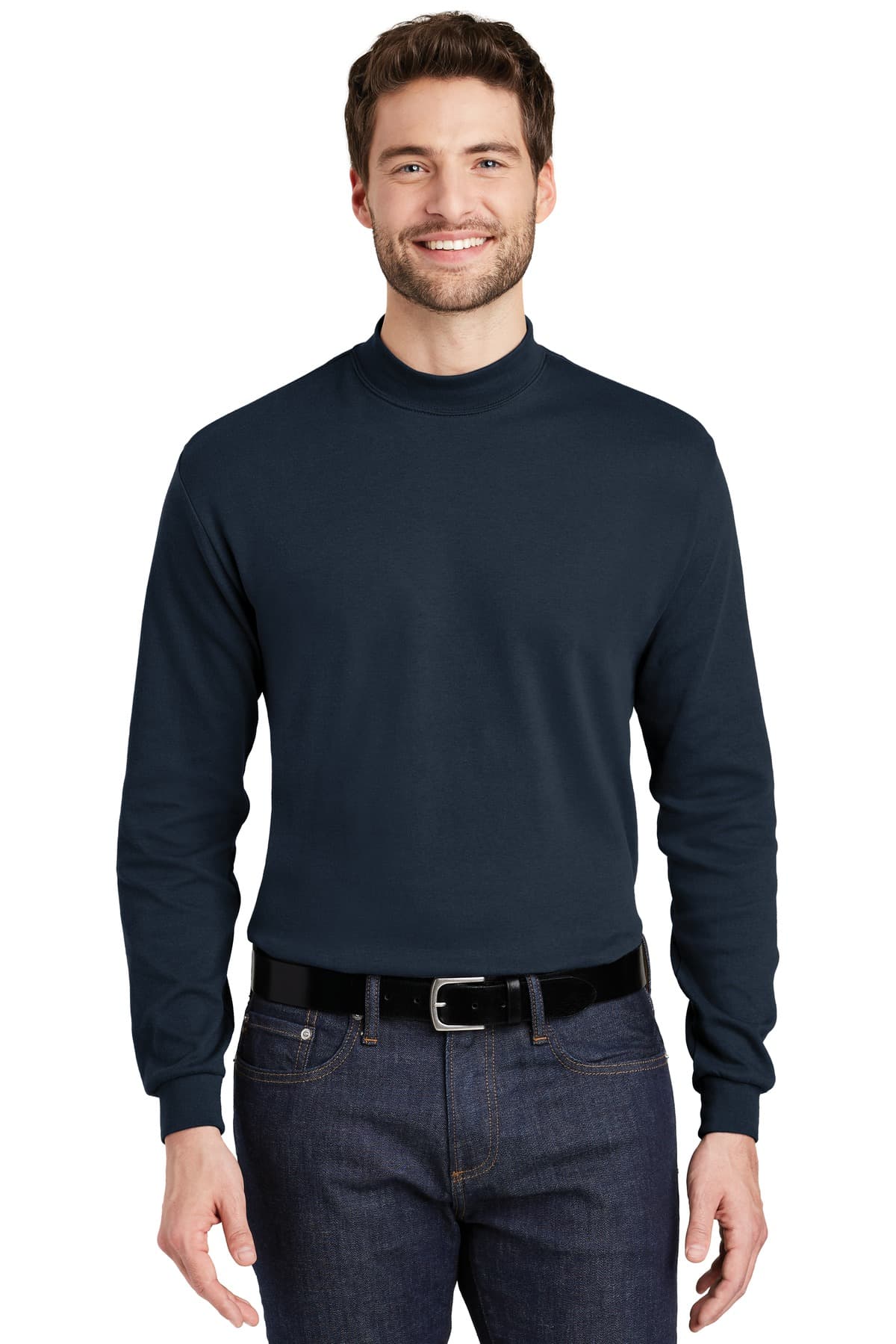 Port Authority ® Interlock Knit Mock Turtleneck