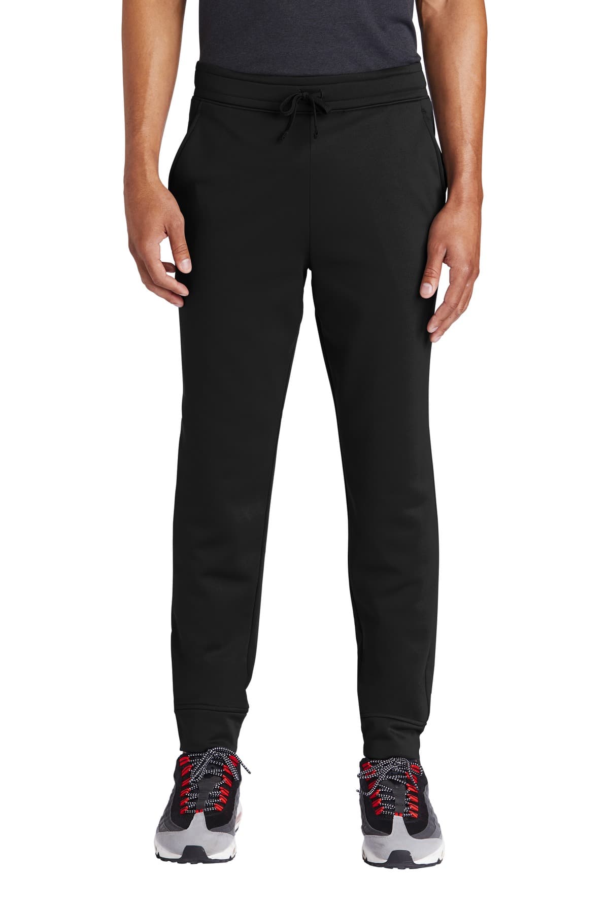 Sport-Tek ® Sport-Wick ® Fleece Jogger — Black