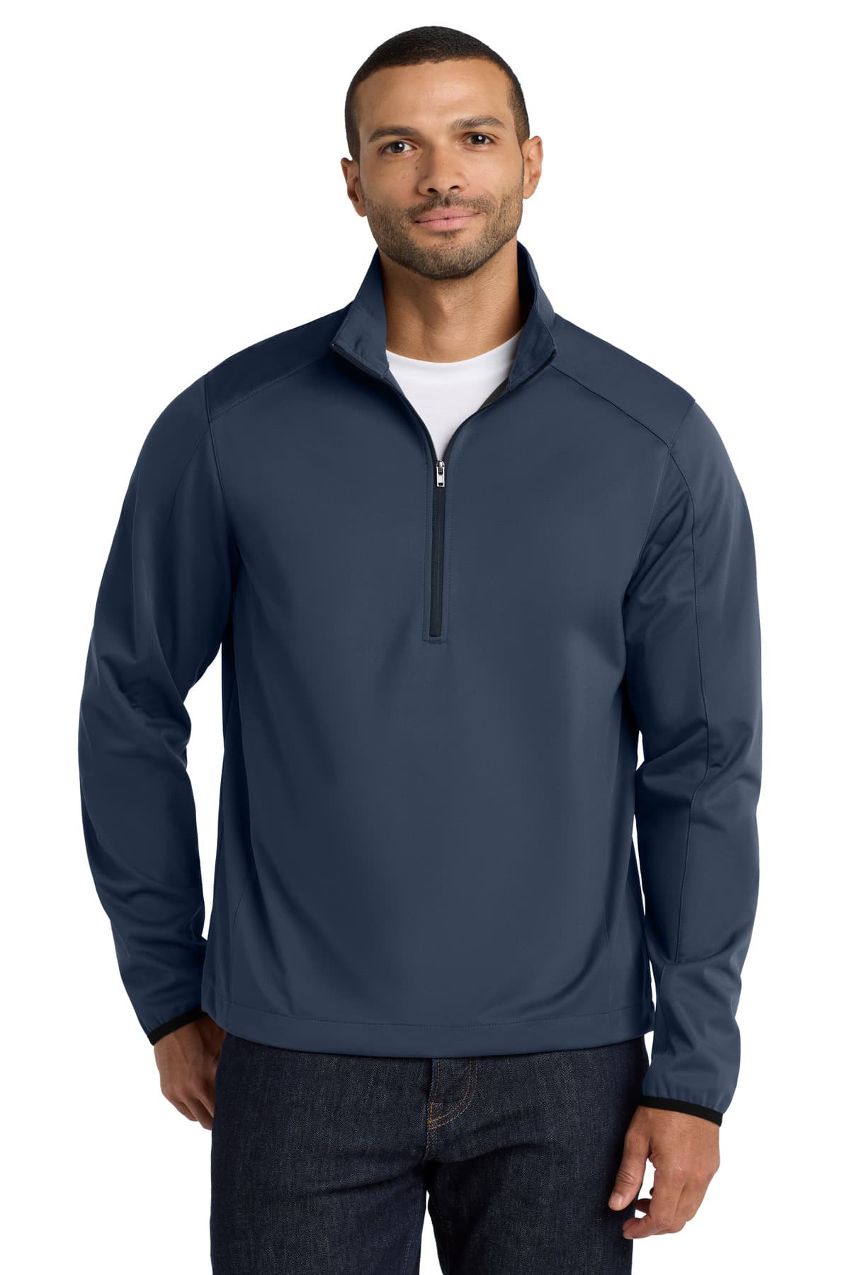 Port Authority ® Active 1/2-Zip Soft Shell Jacket