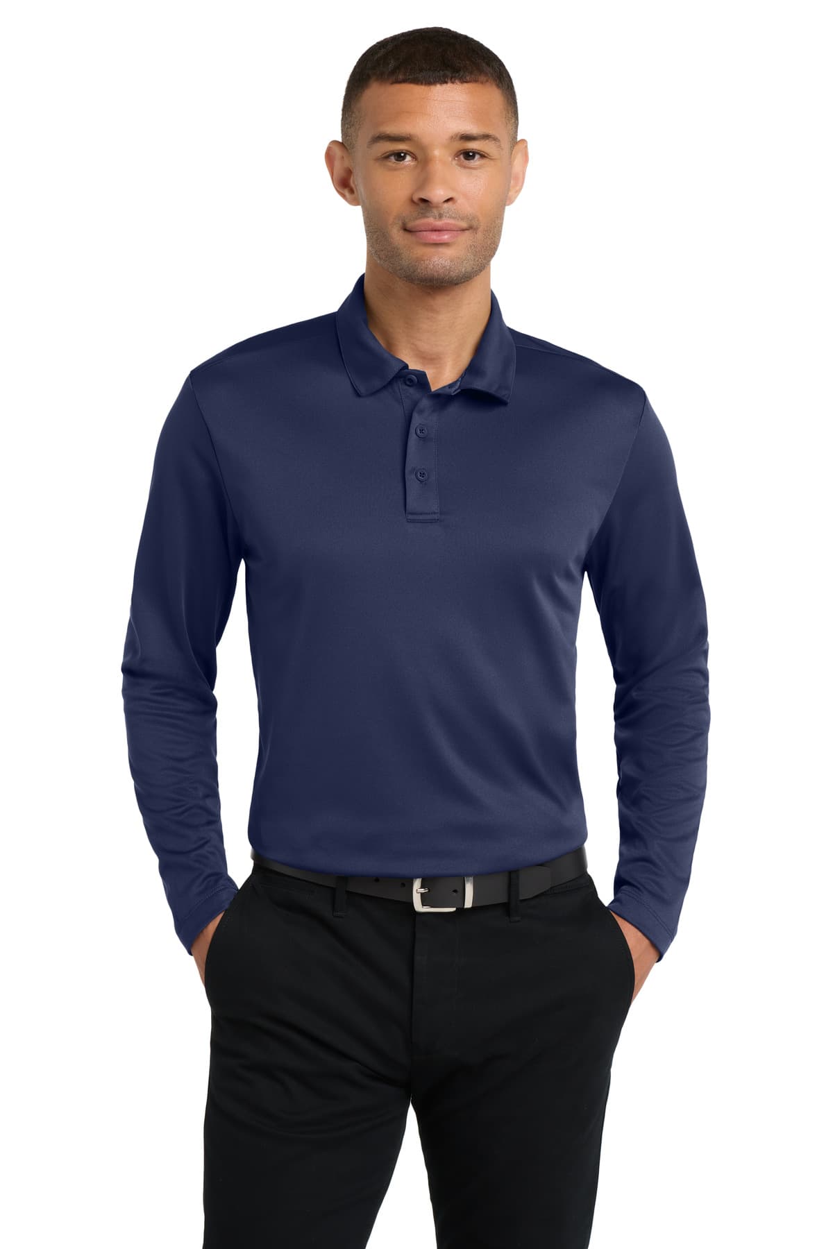 Port Authority ® Silk Touch Performance Long Sleeve Polo