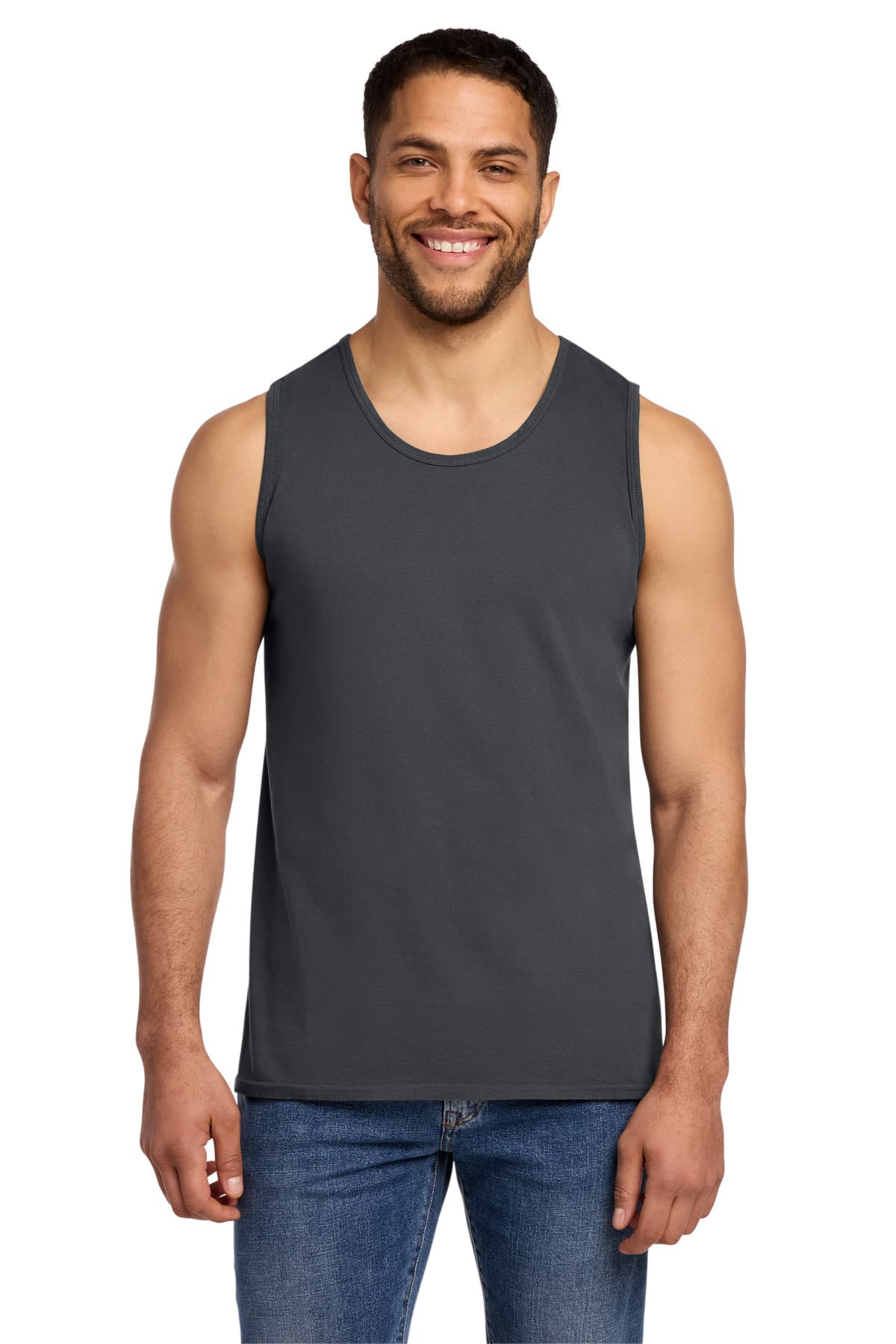 Port & Co  Beach Wash ® Garment-Dyed Tank — Coal