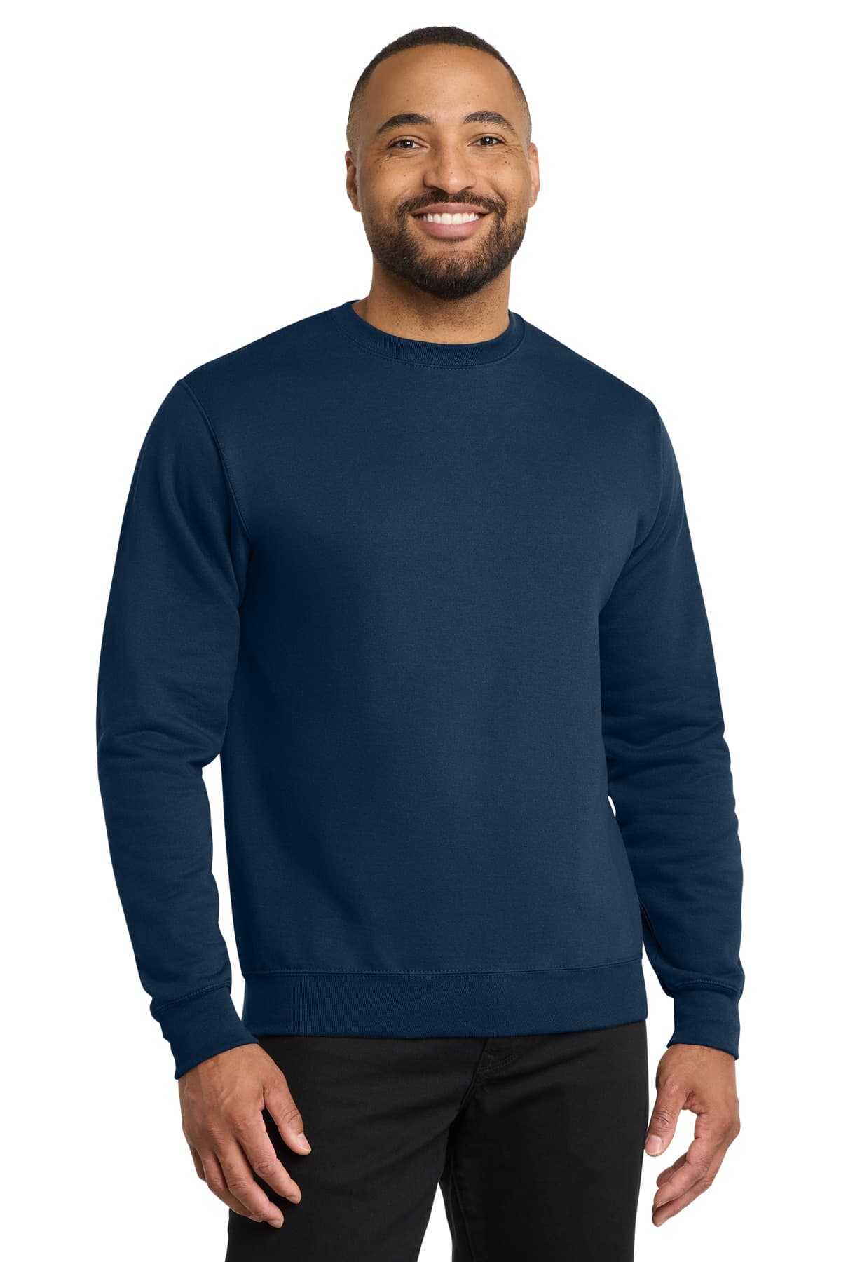 Port & Co  Core Fleece Crewneck Sweatshirt — Navy