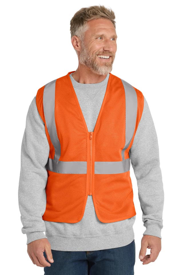 CornerStone ® ANSI 107 Class 2 Economy Mesh Zippered Vest