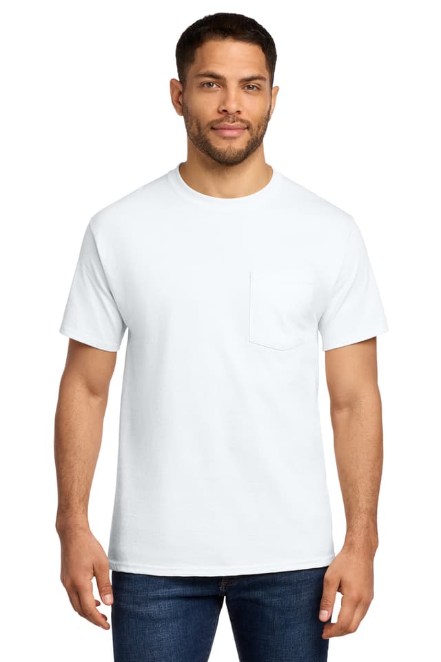 Port & Co  Essential Pocket Tee