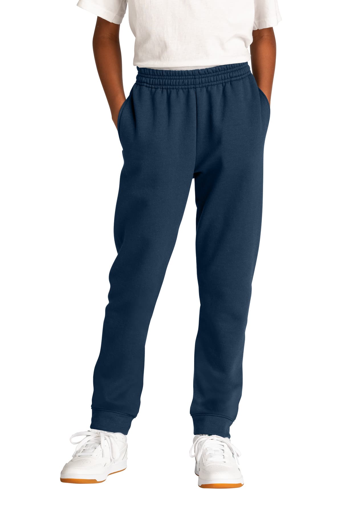 Port & Co  Youth Core Fleece Jogger — Navy