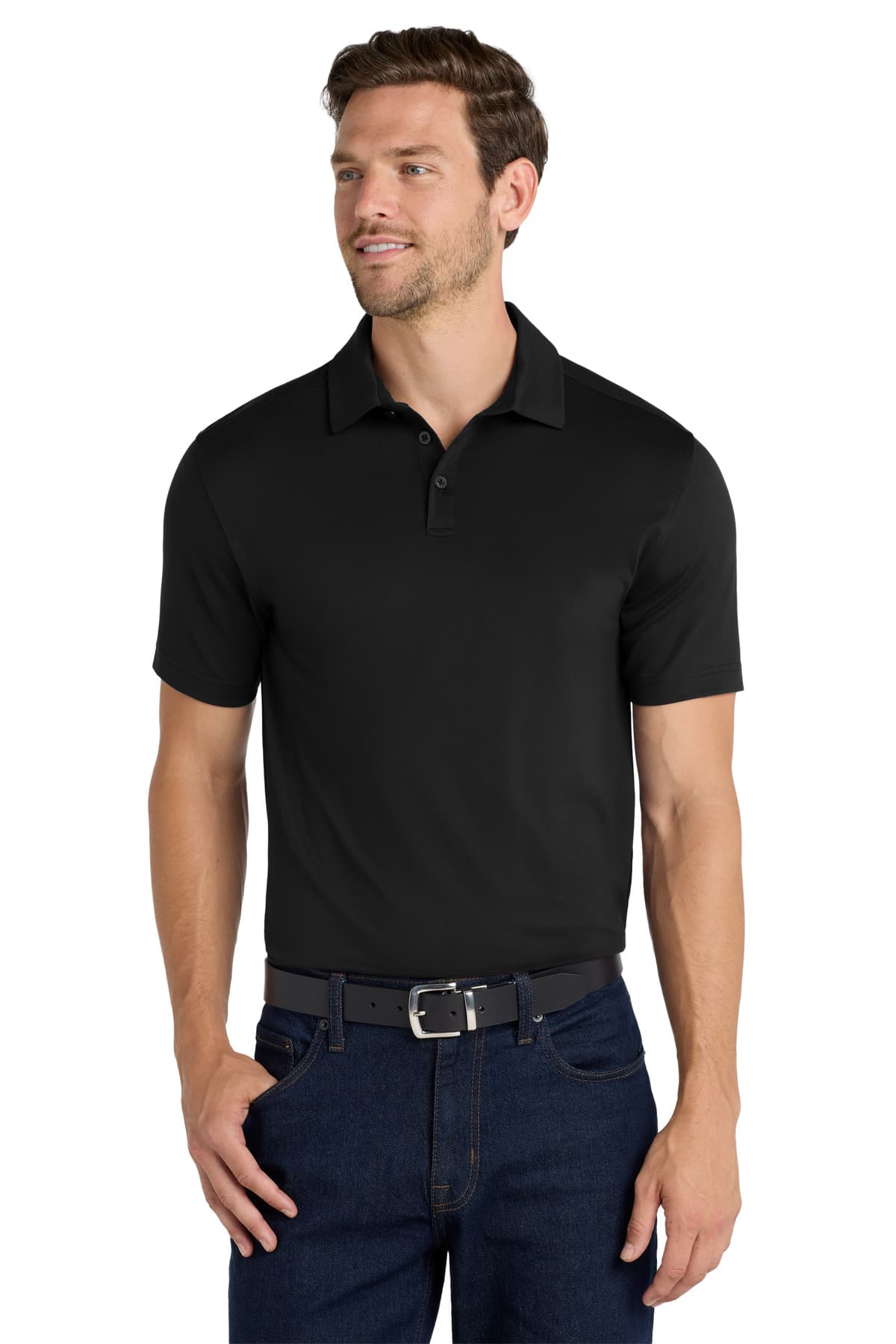 Port Authority ® City Stretch Polo — Black