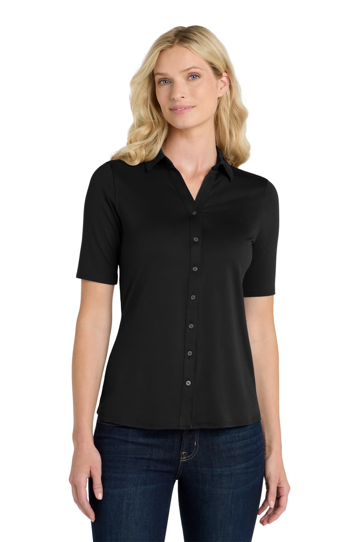 Port Authority ® Women's City Stretch Top — Black
