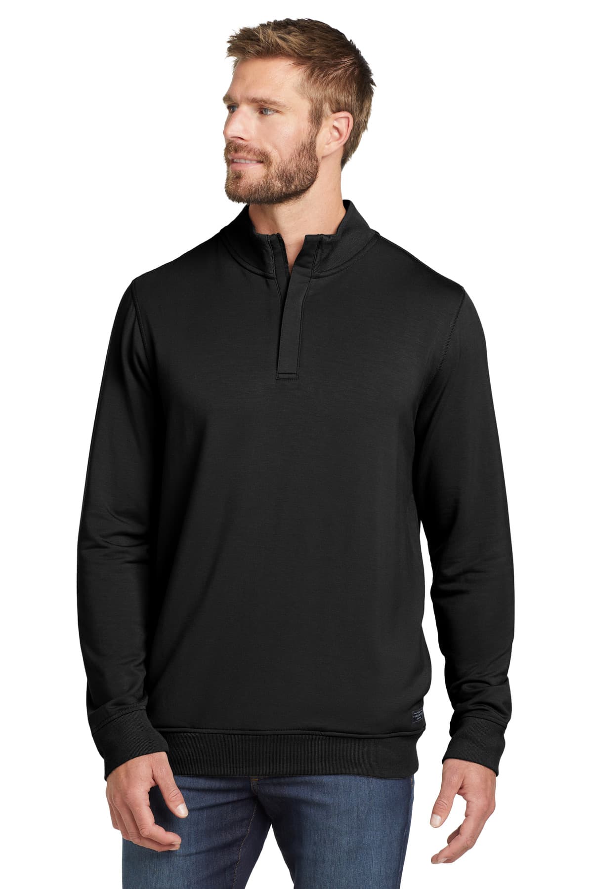 TravisMathew Newport 1/4-Zip Fleece — Black