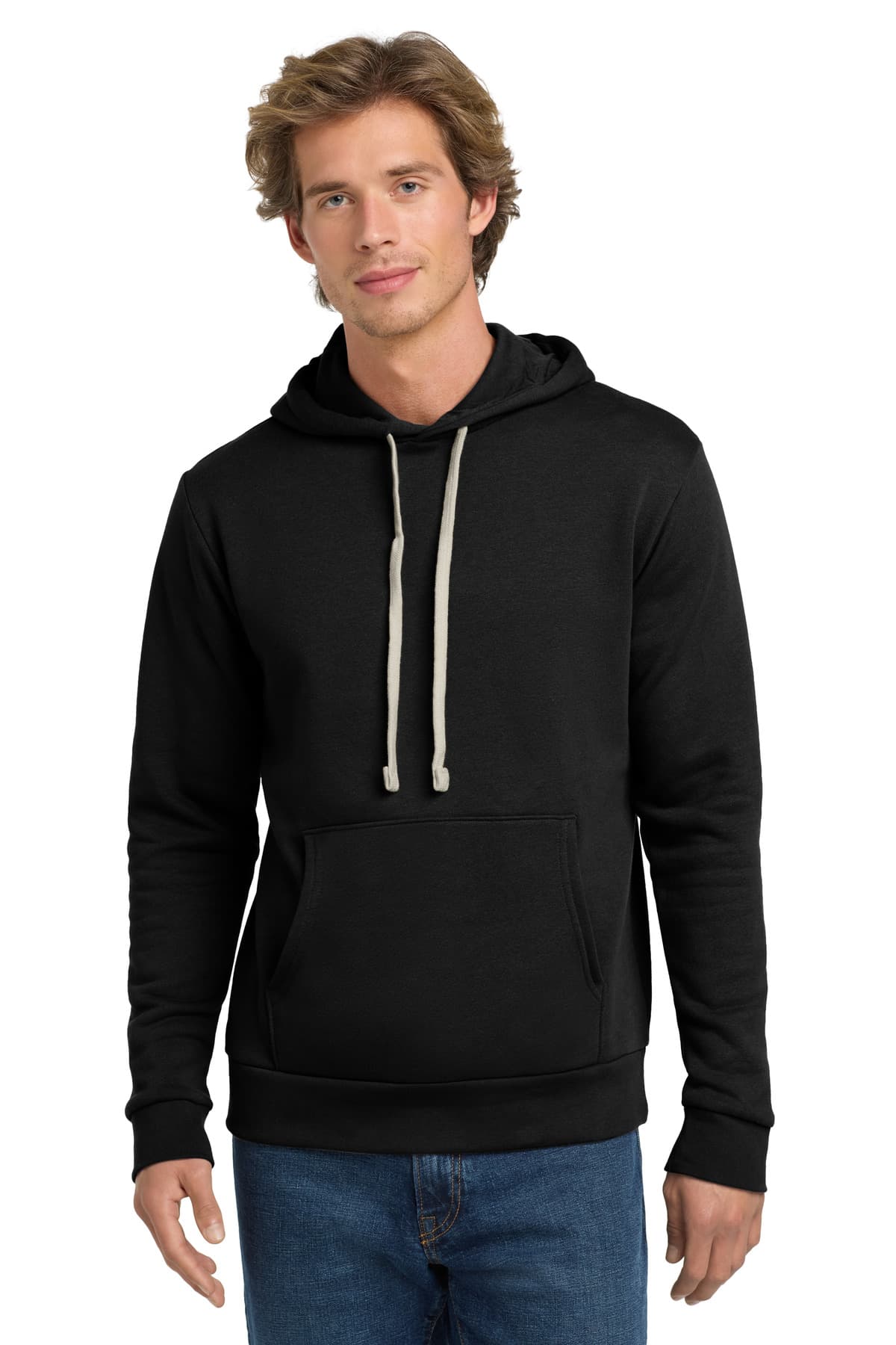 Next Level Apparel ® Adult Santa Barbara Pullover Hoodie — Black