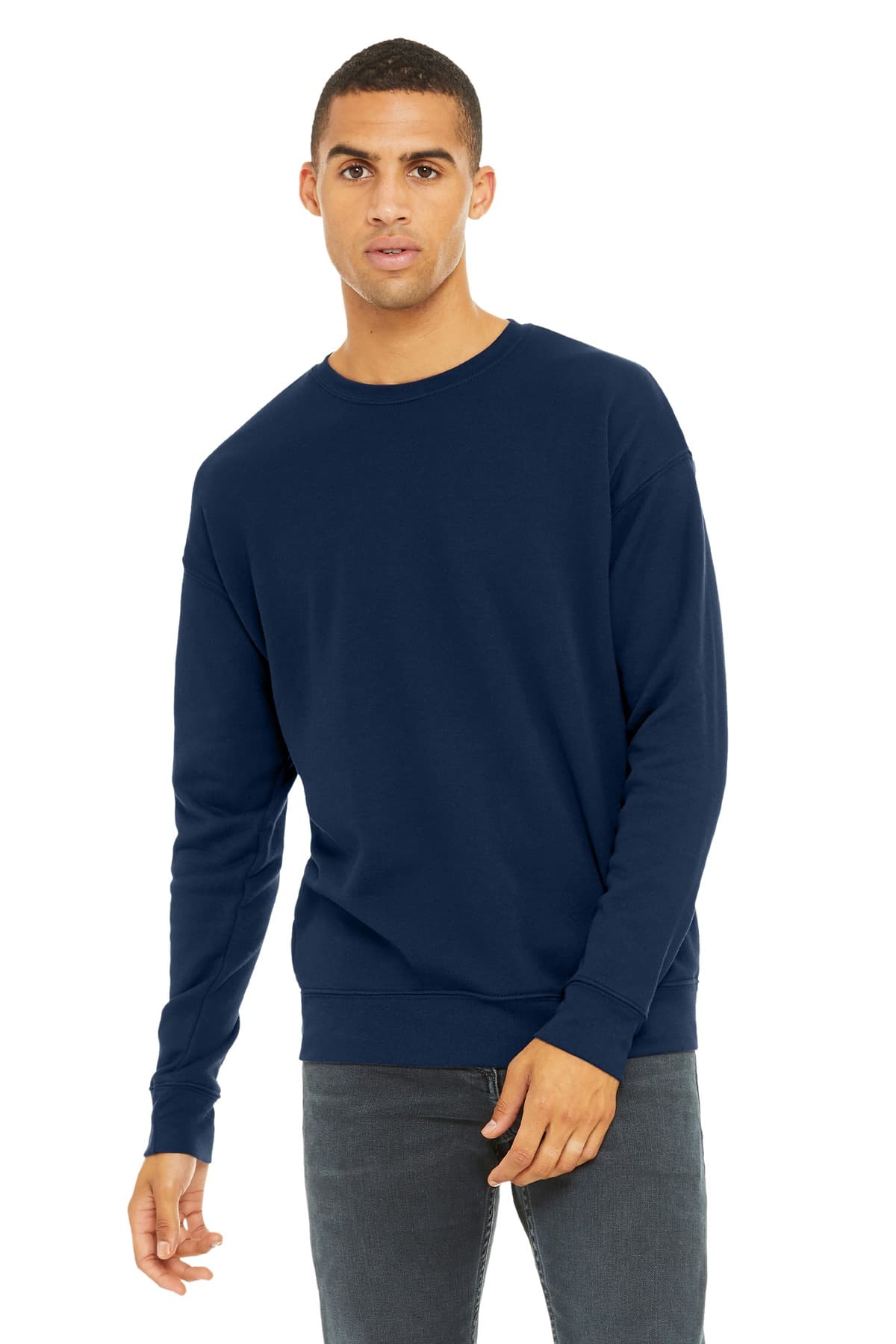 BELLA+CANVAS ® Unisex Sponge Fleece Drop Shoulder Sweatshirt — Navy