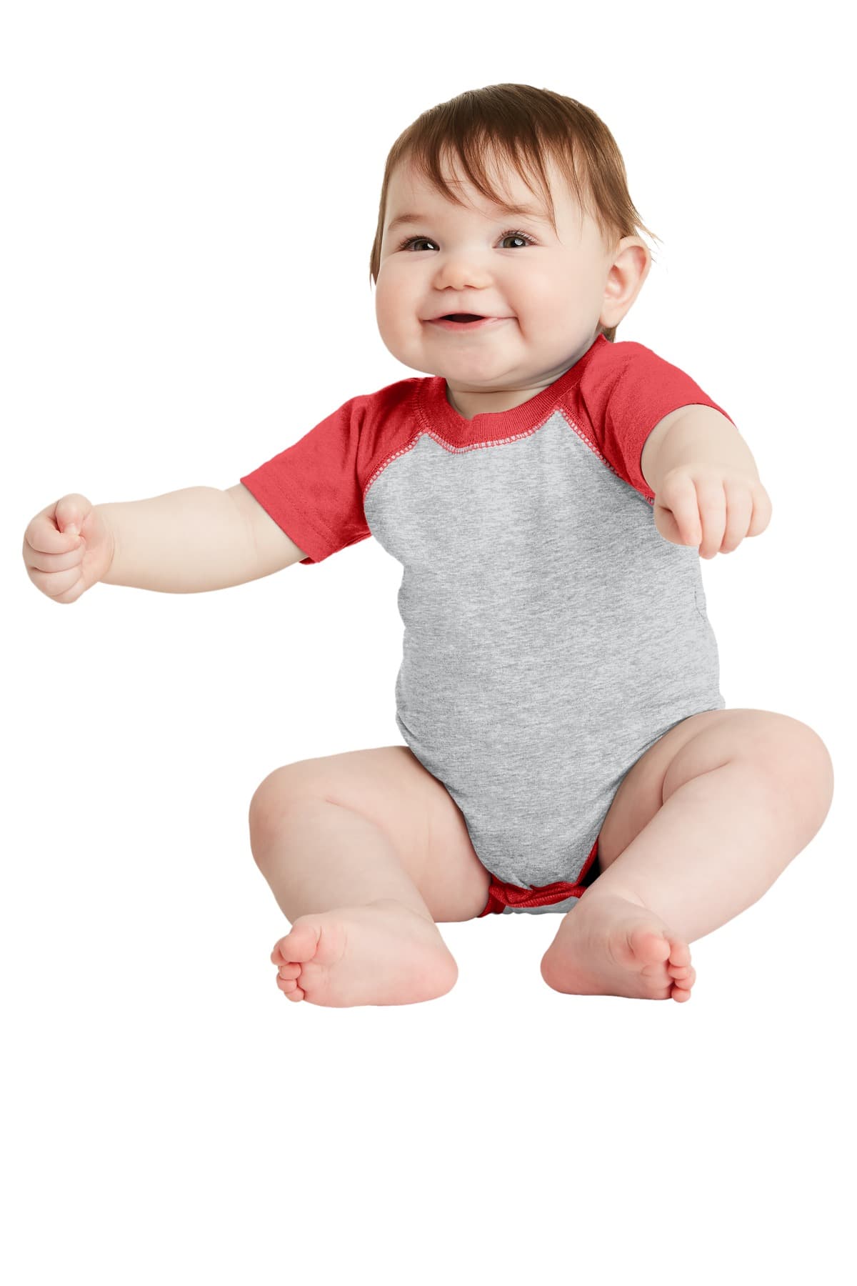 Rabbit Skins  Infant Baseball Fine Jersey Bodysuit