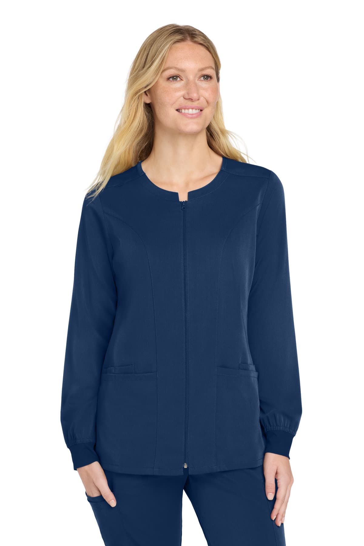 Wink ® Women's Premiere Flex  Full-Zip Scrub Jacket — Navy