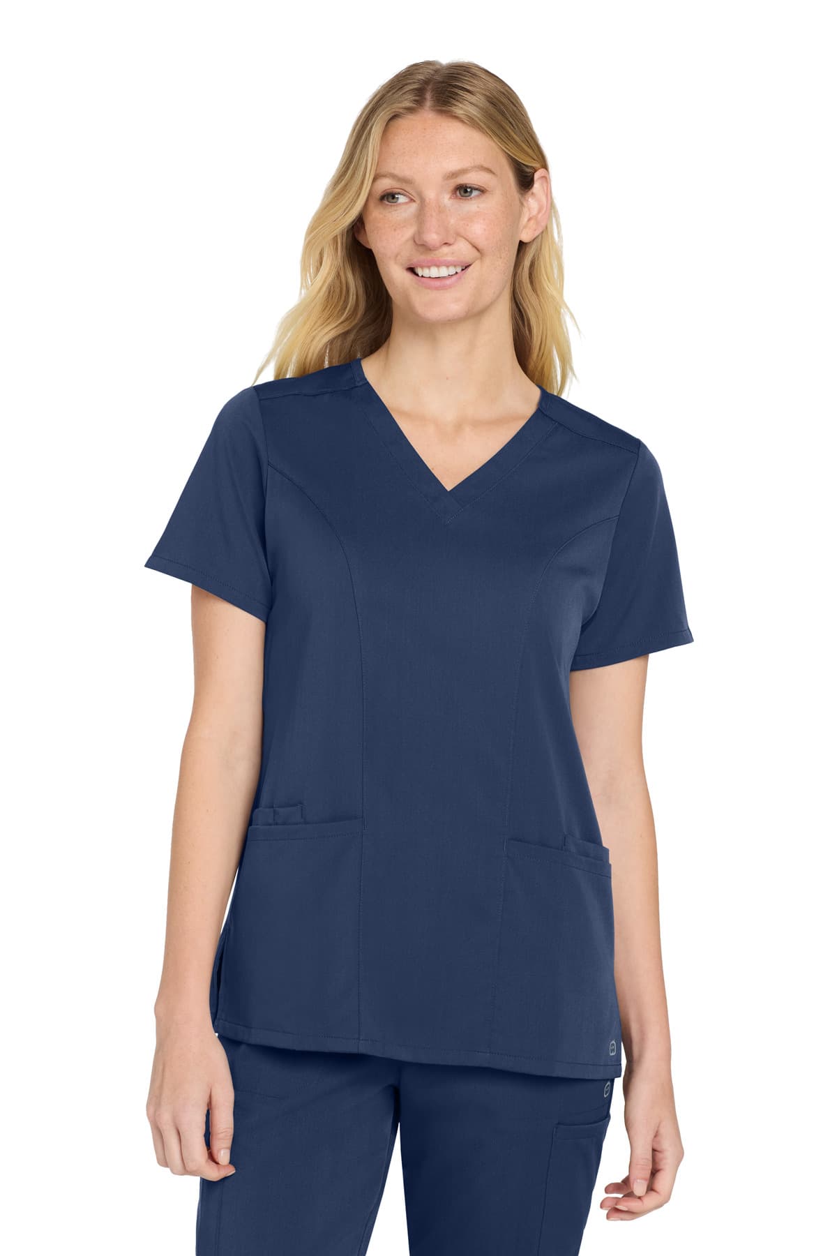 Wink ® Women's Premiere Flex  V-Neck Top — Navy