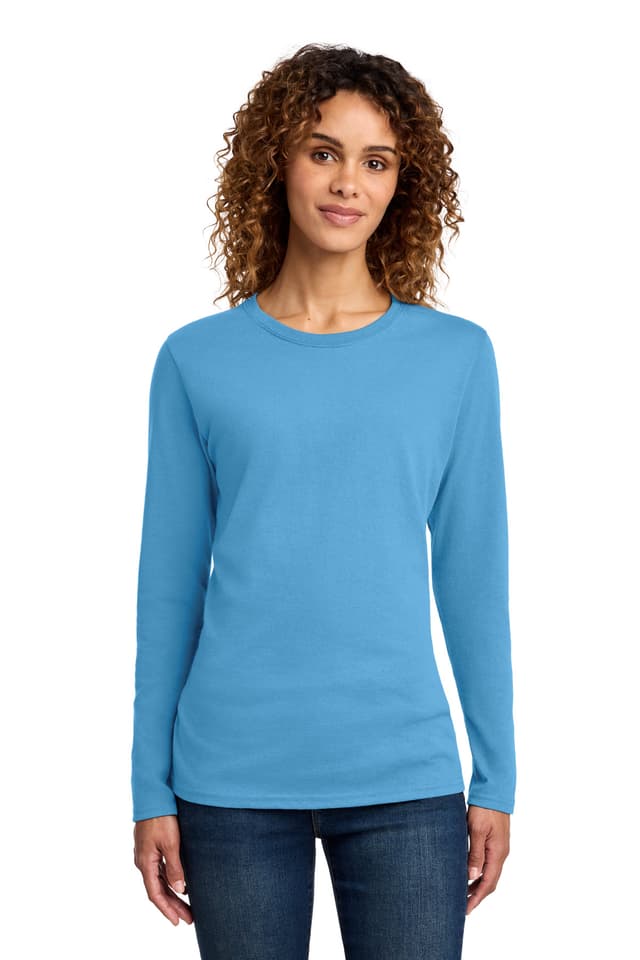 Port & Co  Women's Long Sleeve Core Cotton Tee